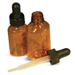 Amber Dropper Bottles